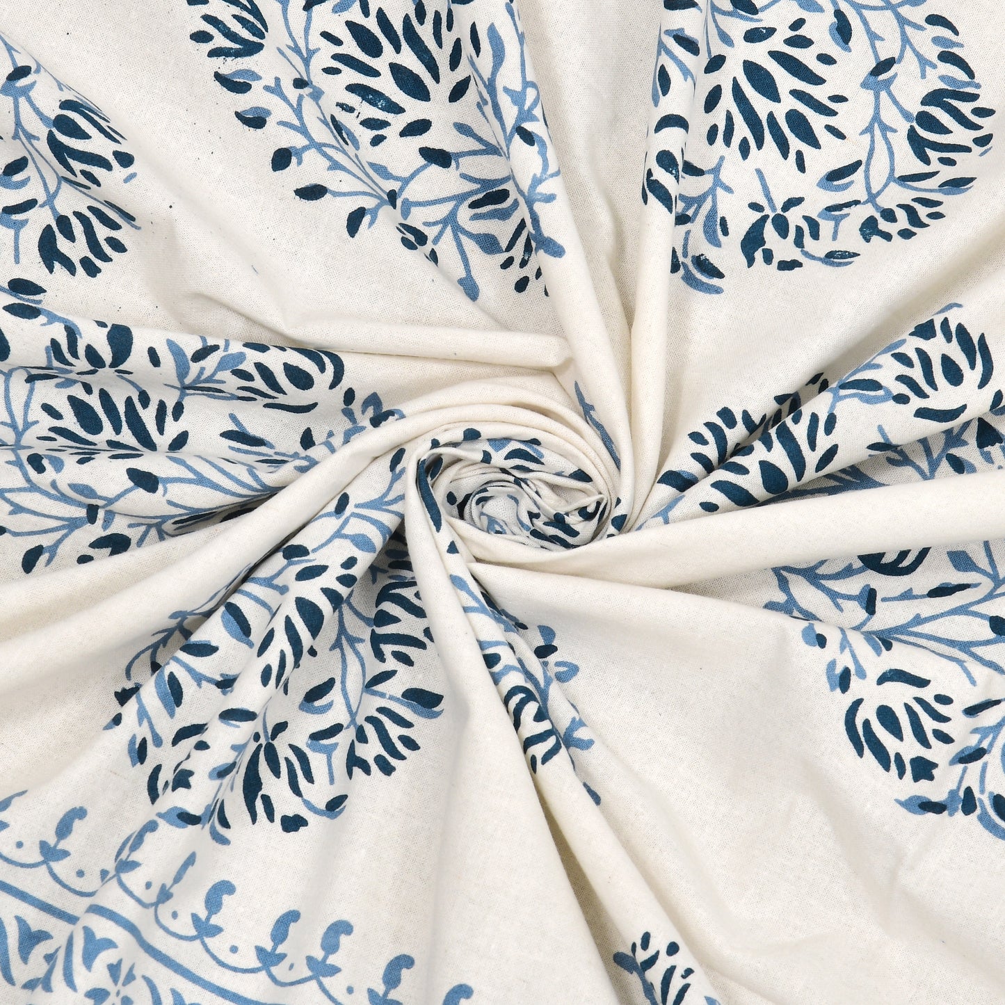 100% pure cotton jaipuri sanganari printed 98*108 king size Premium bedsheet with 2 Matching pillow covers