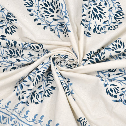 100% pure cotton jaipuri sanganari printed 98*108 king size Premium bedsheet with 2 Matching pillow covers