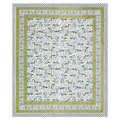 100% pure cotton jaipuri sanganari printed 98*108 king size Premium bedsheet with 2 Matching pillow covers