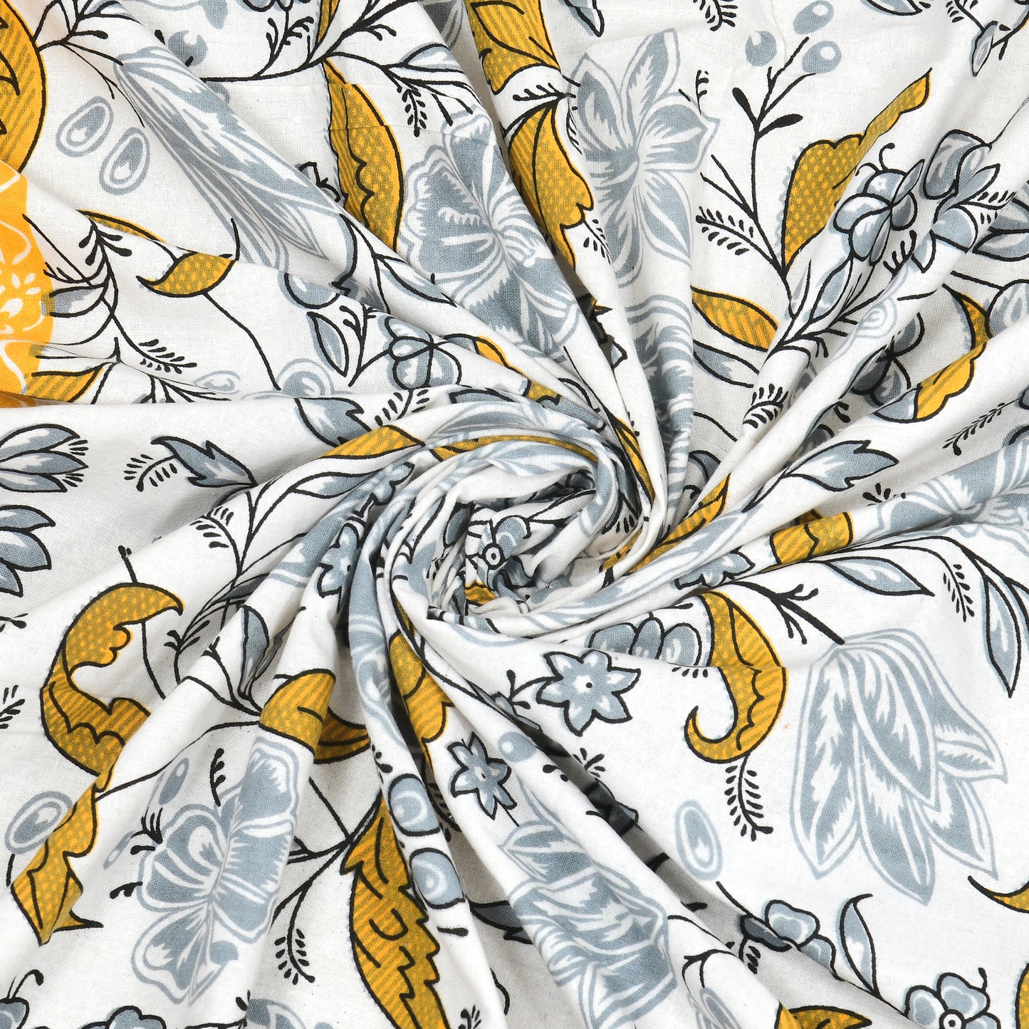 100% pure cotton jaipuri sanganari printed 98*108 king size Premium bedsheet with 2 Matching pillow covers