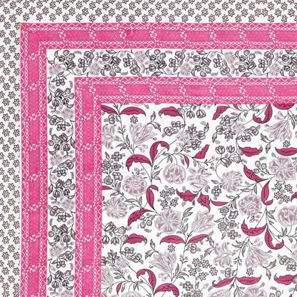100% pure cotton jaipuri sanganari printed 98*108 king size Premium bedsheet with 2 Matching pillow covers