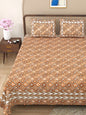 100% pure cotton jaipuri sanganari printed  king size Premium  bedsheet with 2 Matching  pillow covers