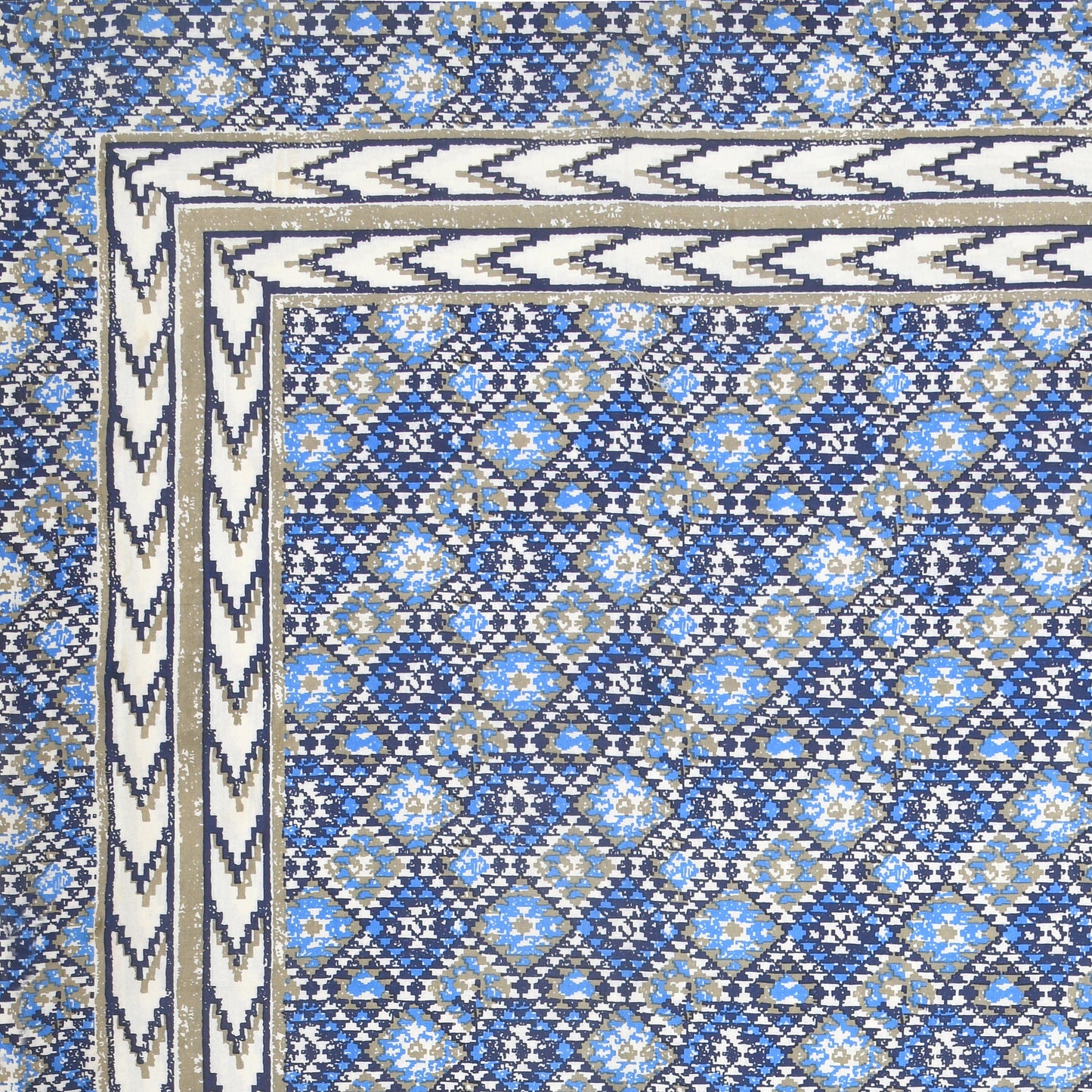 100% pure cotton jaipuri sanganari printed  king size Premium  bedsheet with 2 Matching  pillow covers