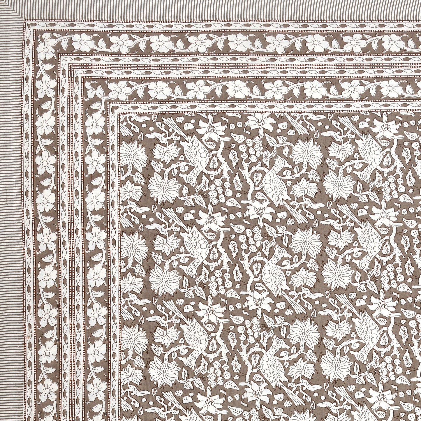 100% pure cotton jaipuri sanganari printed 98*108 king size Premium bedsheet with 2 Matching pillow covers