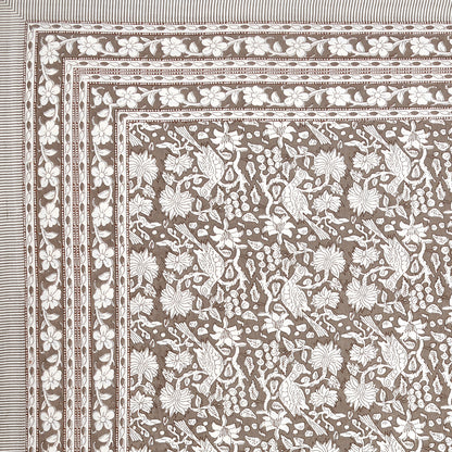 100% pure cotton jaipuri sanganari printed 98*108 king size Premium bedsheet with 2 Matching pillow covers
