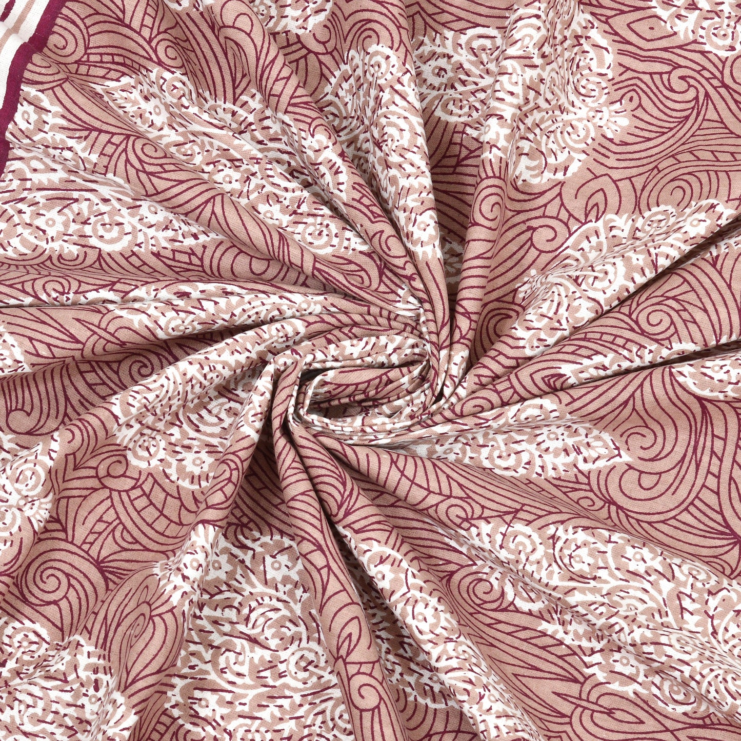 100% pure cotton jaipuri sanganari printed 98*108 king size Premium bedsheet with 2 Matching pillow covers