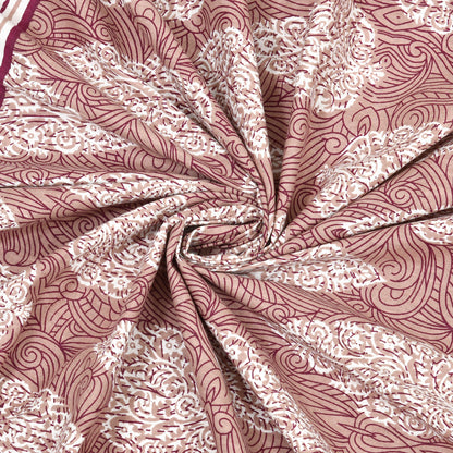100% pure cotton jaipuri sanganari printed 98*108 king size Premium bedsheet with 2 Matching pillow covers