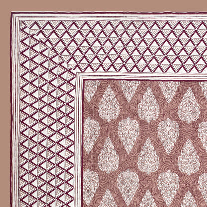 100% pure cotton jaipuri sanganari printed 98*108 king size Premium bedsheet with 2 Matching pillow covers