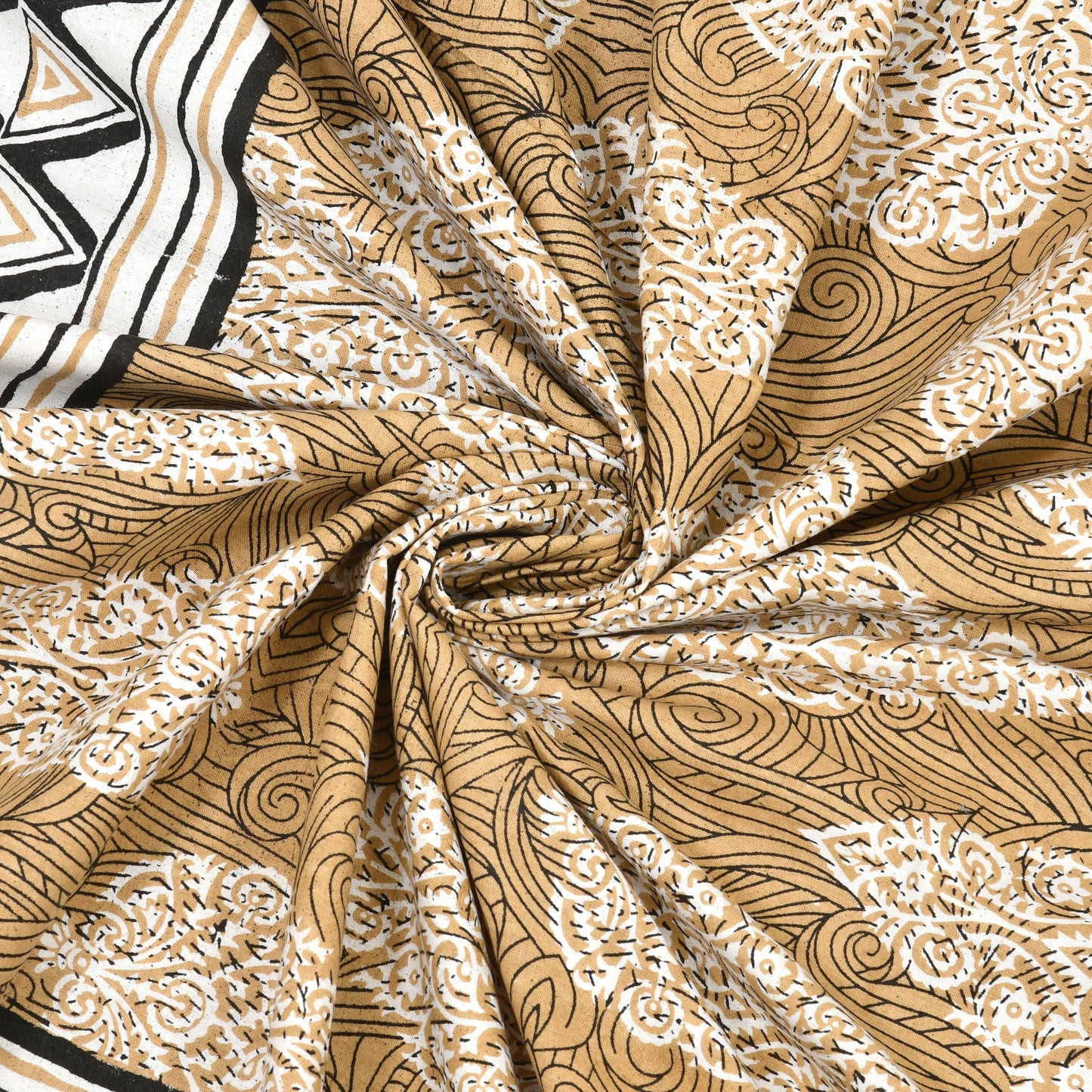 100% pure cotton jaipuri sanganari printed 98*108 king size Premium bedsheet with 2 Matching pillow covers