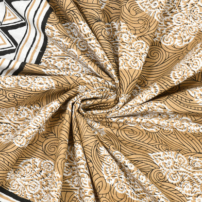 100% pure cotton jaipuri sanganari printed 98*108 king size Premium bedsheet with 2 Matching pillow covers