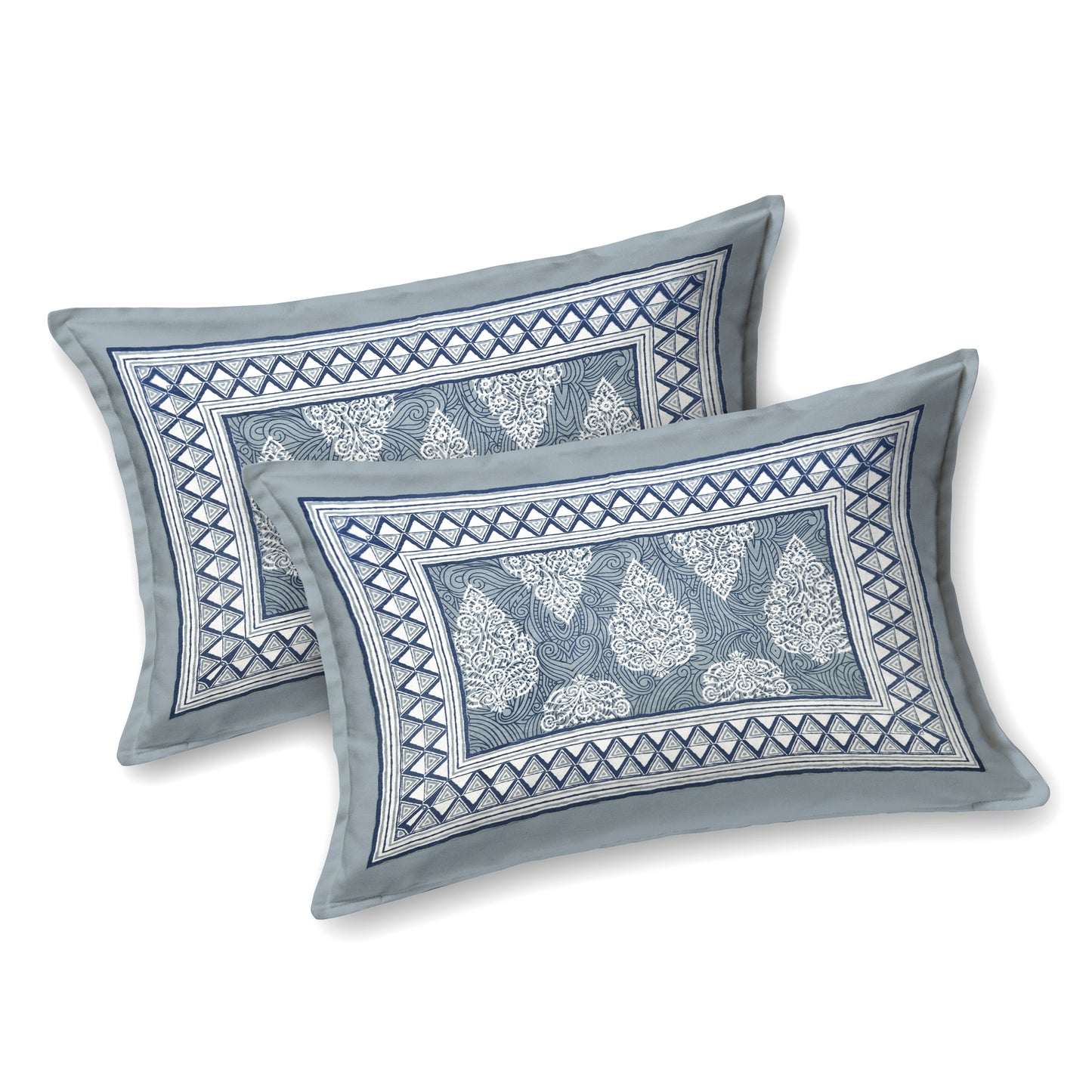 100% pure cotton jaipuri sanganari printed 98*108 king size Premium bedsheet with 2 Matching pillow covers