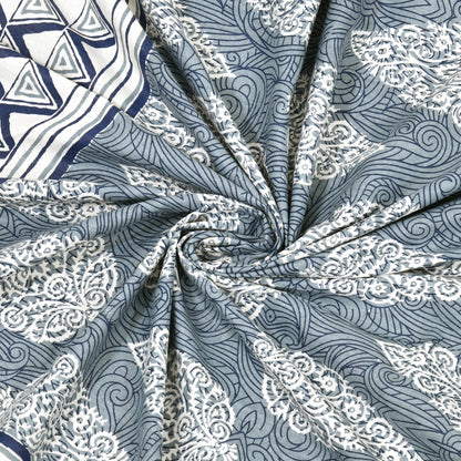 100% pure cotton jaipuri sanganari printed 98*108 king size Premium bedsheet with 2 Matching pillow covers