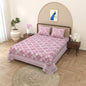 100% pure cotton jaipuri sanganari printed 98*108 king size Premium bedsheet with 2 Matching pillow covers