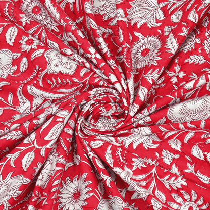 100% pure cotton jaipuri sanganari printed 98*108 king size Premium bedsheet with 2 Matching pillow covers