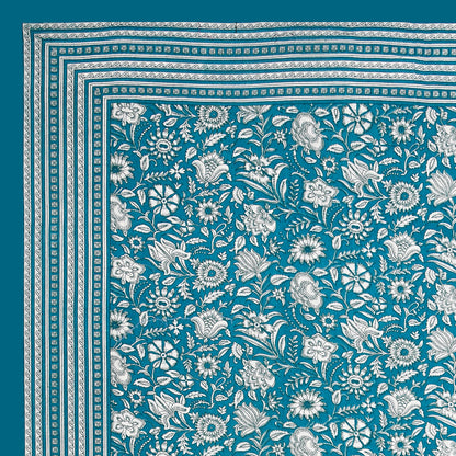 100% pure cotton jaipuri sanganari printed 98*108 king size Premium bedsheet with 2 Matching pillow covers