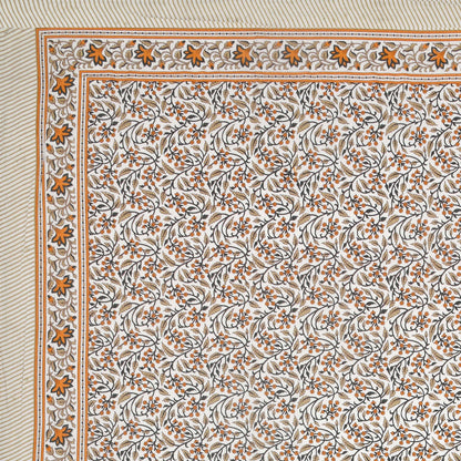 100% pure cotton jaipuri sanganari printed 98*108 king size Premium bedsheet with 2 Matching pillow covers