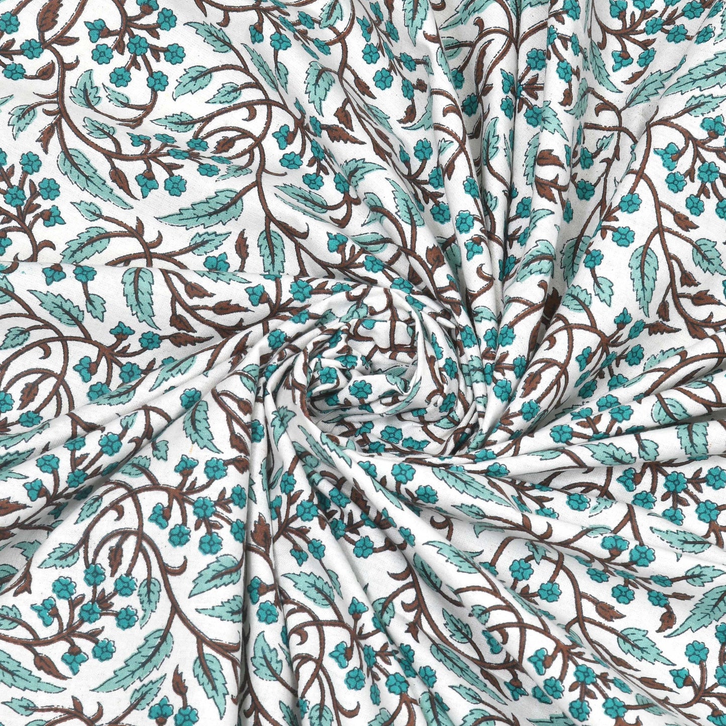 100% pure cotton jaipuri sanganari printed 98*108 king size Premium bedsheet with 2 Matching pillow covers