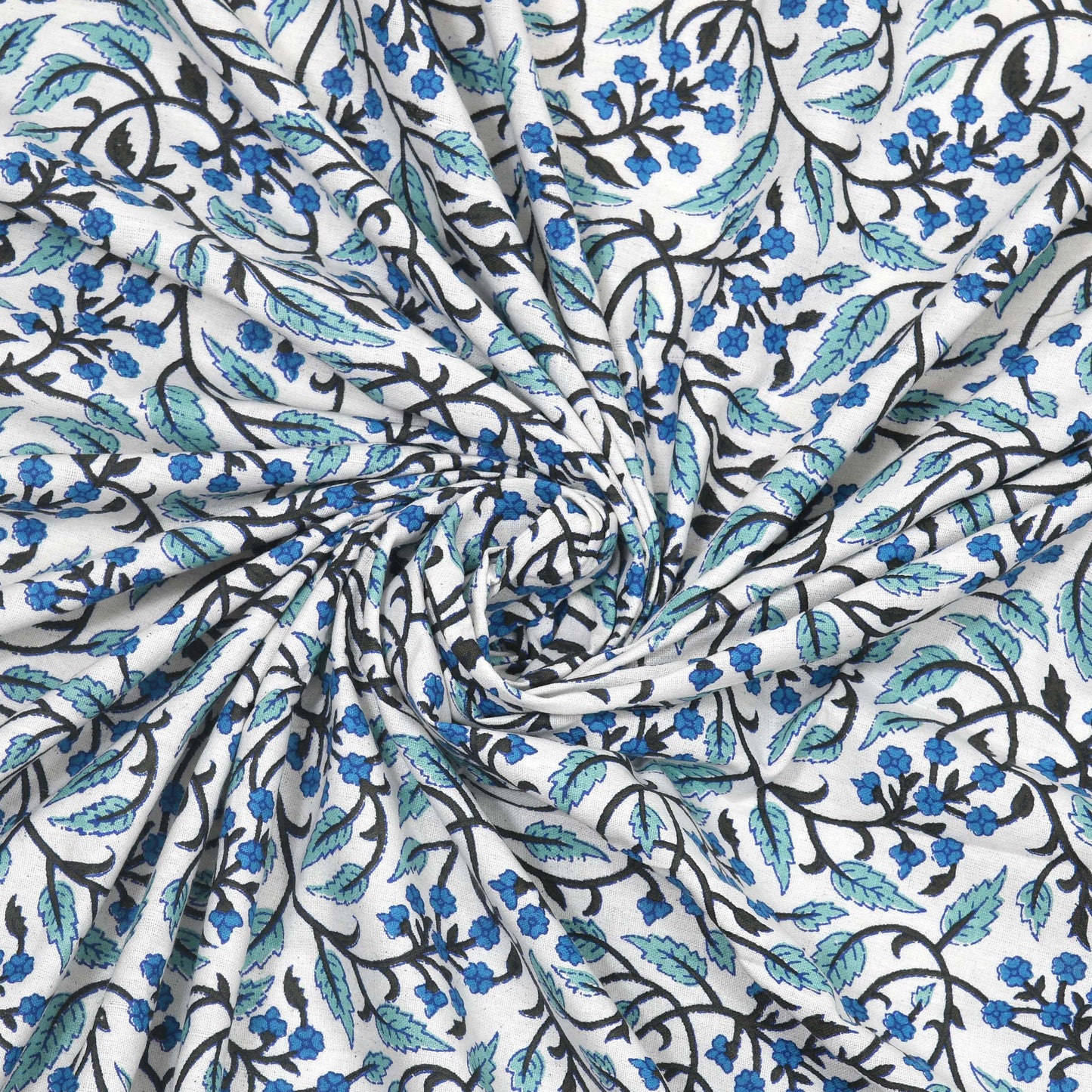 100% pure cotton jaipuri sanganari printed 98*108 king size Premium bedsheet with 2 Matching pillow covers