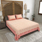 100% pure cotton (Size 98*108) jaipuri sanganari printed Super king Premium badsheet with 2 Matching pillow covers
